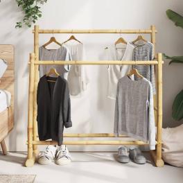 Clothes rack 39.4"x11.8"x39.4" bamboo