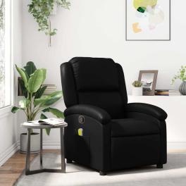 Massage recliner chair black