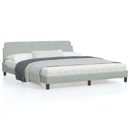Bed frame light grey