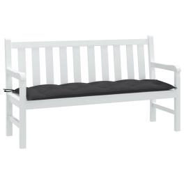 Garden bench cushion melange anthracite 100% polyester