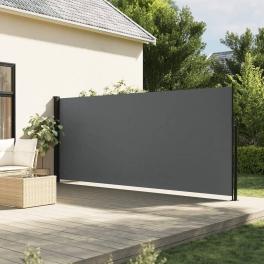 Retractable side awning anthracite