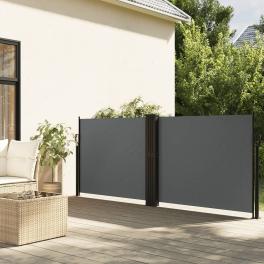 Retractable side awning anthracite