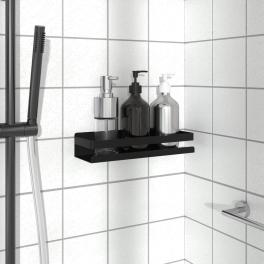 Shower shelf matte black brushed 304 stainless steel
