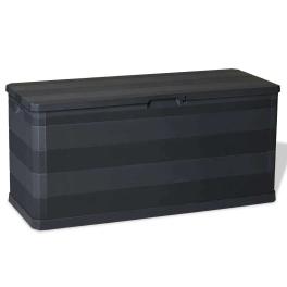 Storage box black polypropylene medium storage box rectangular