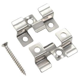 100 pcs decking clips with 200 screws stainless steel