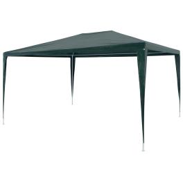 Party tent green polyethylene, steel 10 x 13 ft