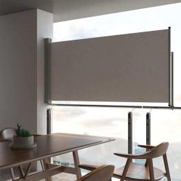 Side awning grey polyester with pu coating 47.2 x 118.1 in