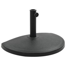 Parasol base black polyresin standard heavy weight support