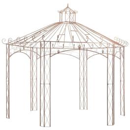 Pavilion antique brown wrought iron large ornaments pavilion