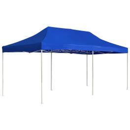 Party tent blue 310 g/m² oxford fabric with pvc coating 19.7x9.8 ft