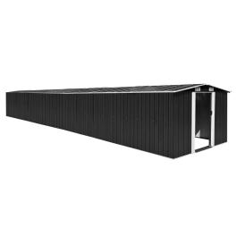 Garden shed anthracite galvanized steel large durable
