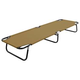 Sun lounger taupe