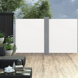 Side awning cream polyester with pu coating 55.1 x 236.2 in