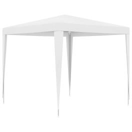 Party tent white polyethylene, iron 8.2 x 8.2 ft
