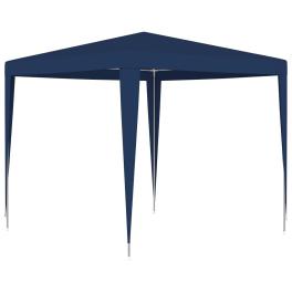 Party tent blue polyethylene, iron large uv-resistant materials