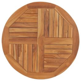 Tabletop teak solid teak wood diameter 31.5 in, thickness 1.0 in