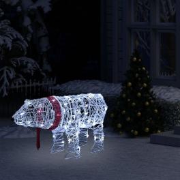 Christmas decoration cool white acrylic medium