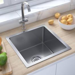 Handmade kitchen sink stainless steel