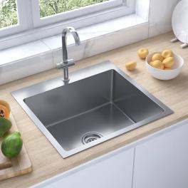 Handmade kitchen sink stainless steel