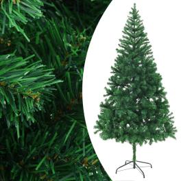 Christmas tree green pvc and steel 82.7 in tall