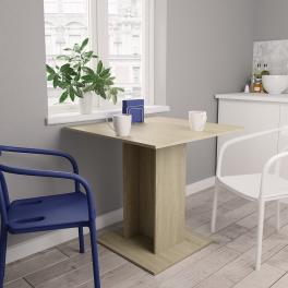 Dining table sonoma oak engineered wood medium durable