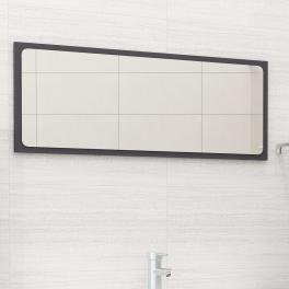 Mirror grey engineered wood, acrylic 35 x 14 in mirror