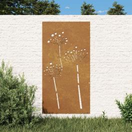 Garden wall decoration rustic corten steel 41.3 x 21.7 in