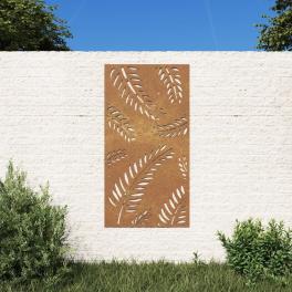Garden wall decoration rusty corten steel large decorative inlays
