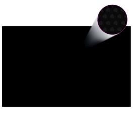 Pool cover black polyethylene, pvc 26.4 x 16.4 ft lightweight