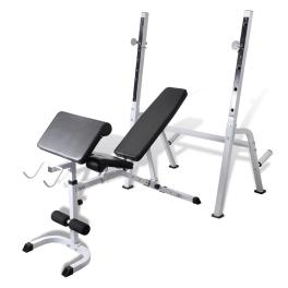 Multi-exercise workout bench
