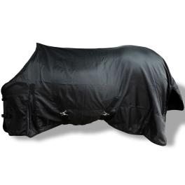 Horse rug black polyester 57.1 in long fleece rugs other