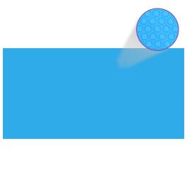 Pool cover blue polyethylene 236.2 x 118.1 in expandable