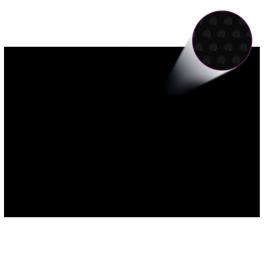 Pool cover black polyethylene 118.1 x 78.7 in pool cover