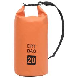 Dry bag orange 5.3 gal pvc