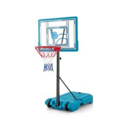 3.8-4.4 feet height adjustable pool basketball hoop for kids teens and adults-blue