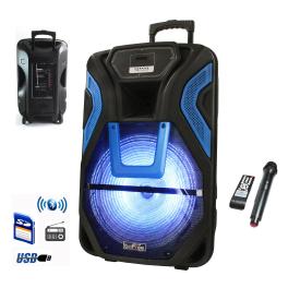 Befree sound 15 inch rechargeable bluetooth portable party pa speaker system with sd/fm/usb inputs