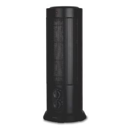 Optimus 18 in. oscillating tower heater w/ thermostat
