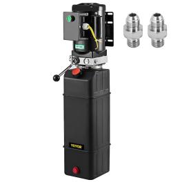 Vevor hydraulic pump 4 gallon hydraulic motor hydraulic lift single phase car lift 3420 rpm dump trailer 208-230 volt portable car lift 2 horsepower auto lift vehicle lift portable power press