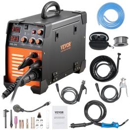 Vevor mig welder welding machine 270a mig mma lift tig 3 in 1 welder combo 110v/220v