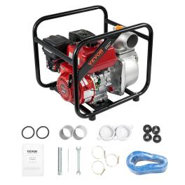 Gasoline engine water pump gas powered water transfer pump 3" 7hp 4-stroke