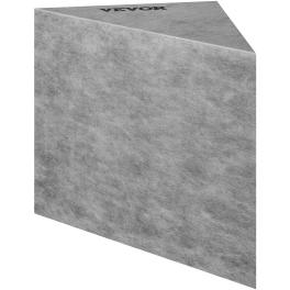 Vevor tile shower seat, 22.4" x 16" x 20" ready to tile shower seat, factory waterproof & 100% leak proof tileable shower corner seat, 440lbs load-bearing triangular board shower bench, grey