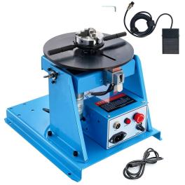 Vevor rotary welding positioner 10kg, 0-90?&deg; welding positioning turntable table with 8.1 inch 3-jaw lathe chuck, 1-12 rpm 20w portable welder positioning machine for cutting grinding assembly testing
