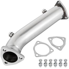 High flow downpipe exhaust converter pipe fits 97-05 audi a4 b5 b6/passat 1.8t