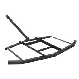 Drag harrow, 66" width tow behind drag harrow, q235 steel driveway grader with adjustable bars & pin hitch, support up to 50 lbs, tractor driveway harrow for atvs, utvs, garden lawn tractors
