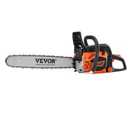 Vevor 58cc 20" gasoline chainsaw gas powered wood cutting engine gas chain saw