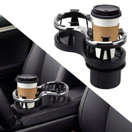Glasses phone organizer tea cup stand bracket car-styling car mounted glass rack car cup holder dual drinking bottle holder