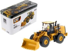 Cat caterpillar 966m wheel loader with operator "high line" series 1/87 (ho) scale diecast model by diecast masters