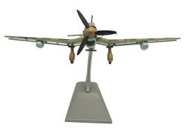 Junkers ju 87r trop stuka bomber aircraft "immelmann 6./stg 2 libya" (1941) german luftwaffe 1/72 diecast model airplane