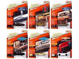 "classic gold collection" 2022 set b of 6 cars release 1 1/64 diecast model cars by johnny lightning