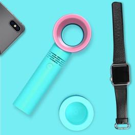 Color: mint - whirlwind cool blade-less mini fan